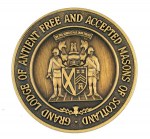Coin -  Past Grand Master Mason - Brother Archibald D. Orr Ewing B.A.